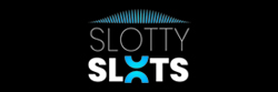 das Logo von slotty Slots